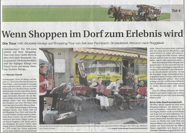 Bild in Shopping Tour Willisauer Bote